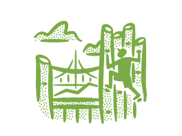 Illustration of the tunnel top playground